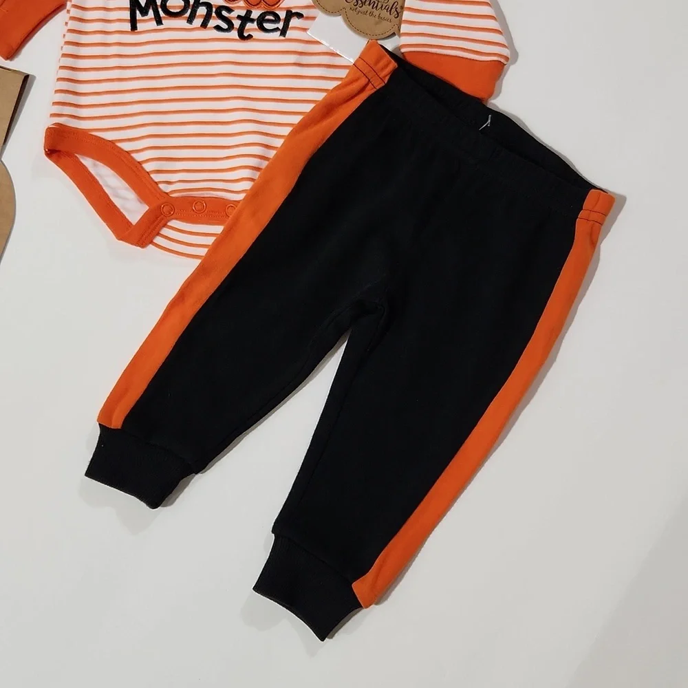 Baby Essentials Halloween 4pc Mommy's Little Monster Set (6M)